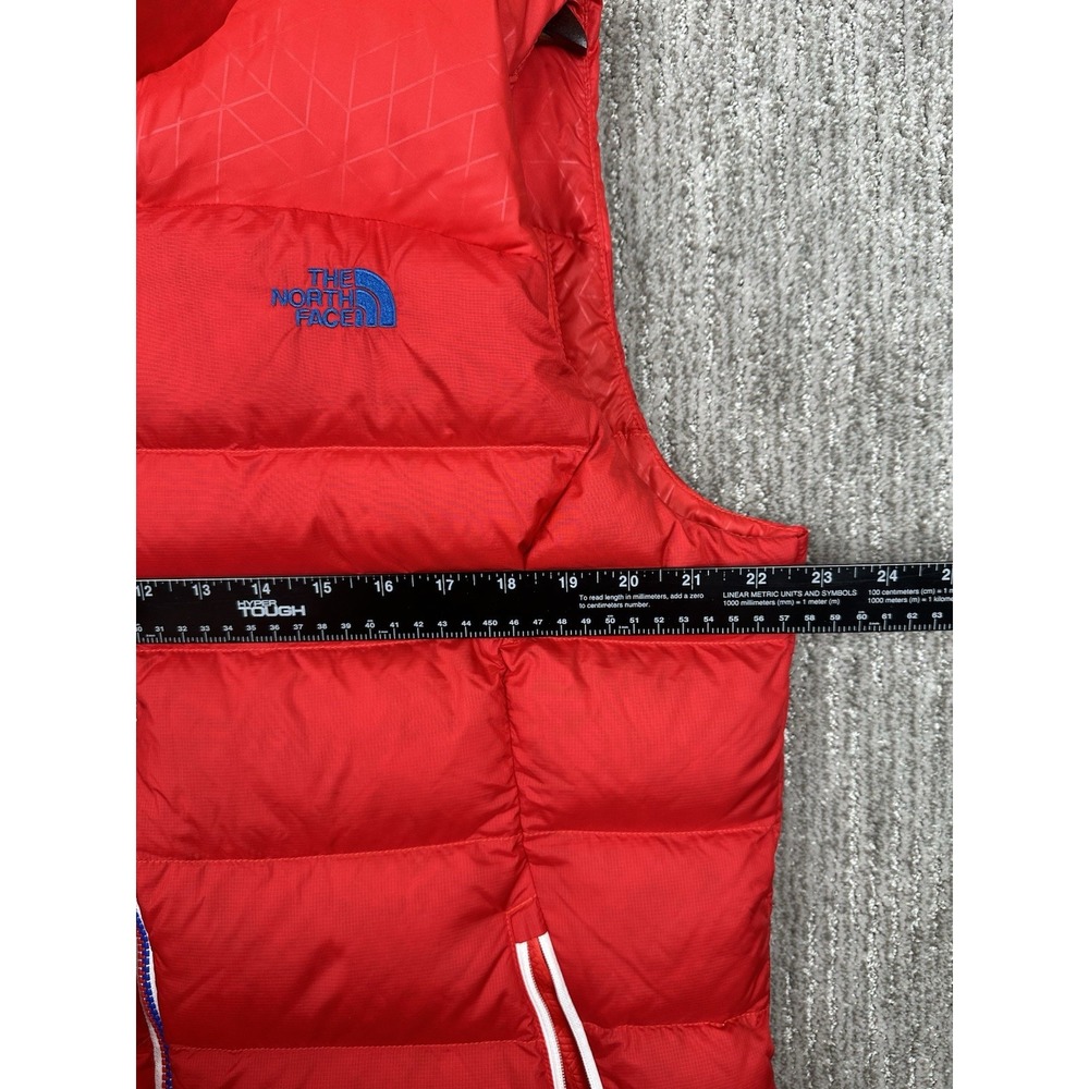 The North Face Village 700 RU14 Women's XL Down Puffer Vest Red White Blue - Picture 9 of 11